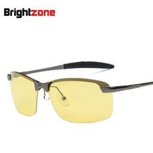 Load image into Gallery viewer, 2023 Good Quality Half Rim Yellow Lenses Enlarge View Night Vision Goggles Driver Vision Polarized Glasses oculos de sol gafas