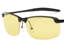 Load image into Gallery viewer, 2023 Good Quality Half Rim Yellow Lenses Enlarge View Night Vision Goggles Driver Vision Polarized Glasses oculos de sol gafas