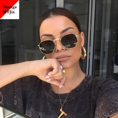2023 Hexagon Sunglases Women Brand Mannen Man Driving Shades Male Sunglasses For Men's Glasses Gafas De sol UV400
