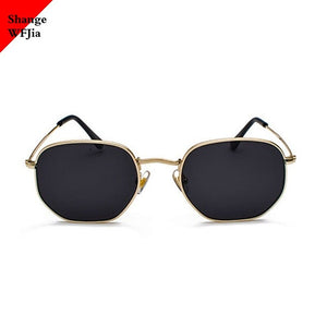 2023 Hexagon Sunglases Women Brand Mannen Man Driving Shades Male Sunglasses For Men's Glasses Gafas De sol UV400