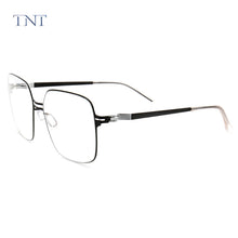 Load image into Gallery viewer, 2023 Korea Designer  Alloy Optical Glasses Frame Men Oversize Square Prescription Eyeglasses Metal Myopia Glasses Frame Eyewear