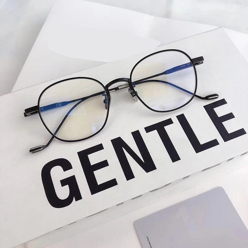2023 Korean brand design GENTLE Eyeglasses frames Tom22 Women Men Eyewear Frames For Reading Myopia Prescription lens
