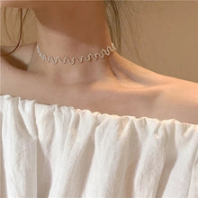 Carica l&#39;immagine nel visualizzatore di Gallery, 2020 Kpop Double layer Chain Gold fashion Choker cute romantic women pearl pendant necklace girl jewelry Collar
