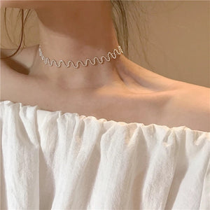 2020 Kpop Double layer Chain Gold fashion Choker cute romantic women pearl pendant necklace girl jewelry Collar