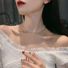 Carica l&#39;immagine nel visualizzatore di Gallery, 2020 Kpop Double layer Chain Gold fashion Choker cute romantic women pearl pendant necklace girl jewelry Collar