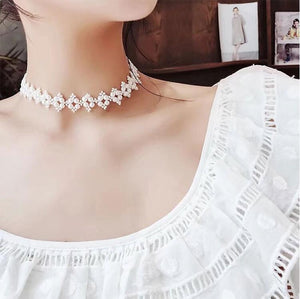 2020 Kpop Double layer Chain Gold fashion Choker cute romantic women pearl pendant necklace girl jewelry Collar