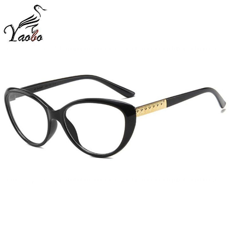 2023 Ladies Sexy Cat Eye Glasses Frames For women Transparent Brand Designer Myopia Optical Eyeglasses Computer Glasses