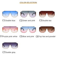 Load image into Gallery viewer, 2023 Large Frame Sunglasses Sexy Oversize Men Women Brand Designer Sun Glases UV400 Sunglasses Male Female for Women Men