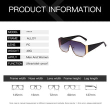 Load image into Gallery viewer, 2023 Large Frame Sunglasses Sexy Oversize Men Women Brand Designer Sun Glases UV400 Sunglasses Male Female for Women Men