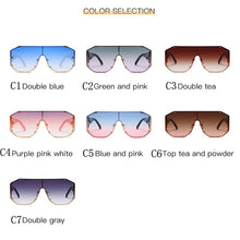 Load image into Gallery viewer, 2023 Large Frame Sunglasses Sexy Oversize Men Women Brand Designer Sun Glases UV400 Sunglasses Male Female for Women Men