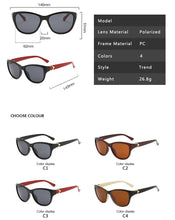 Load image into Gallery viewer, 2022 Luxury Brand Design Cat Eye Polarized Sunglasses Men Women Lady Elegant Sun Glasses Female Driving Eyewear Oculos De Sol