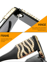 Load image into Gallery viewer, 2023  Brand Designer Vintage Steampunk Sunglasses Women Cool Show Metal Frame Cat Eye Sun Glasses Female UV400