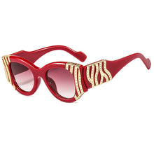 Load image into Gallery viewer, 2023  Brand Designer Vintage Steampunk Sunglasses Women Cool Show Metal Frame Cat Eye Sun Glasses Female UV400