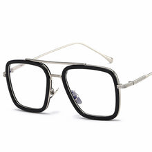 Load image into Gallery viewer, 2022 Luxury Steampunk Square Sunglasses Men Tony Stark Iron Man Sun Glasses Vintage Metal Frame Shades Eyeglasses UV400
