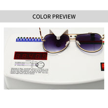 Load image into Gallery viewer, 2023  brand design Classic pilot Style Gradient lens Sunglasses Men Vintage Brand Design Drive Sunglasses UV400