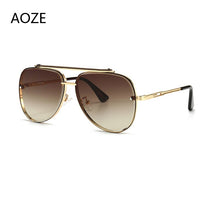 Load image into Gallery viewer, 2023  brand design Classic pilot Style Gradient lens Sunglasses Men Vintage Brand Design Drive Sunglasses UV400