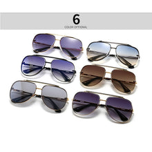 Load image into Gallery viewer, 2023  brand design Classic pilot Style Gradient lens Sunglasses Men Vintage Brand Design Drive Sunglasses UV400