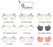 Load image into Gallery viewer, 2020 Men  Square Frame Vintage Eyeglasses  Oversized Big Size Women Clear Lens Glasses Optical Spectacle Frame Glasses