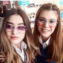 Load image into Gallery viewer, 2020 Men  Square Frame Vintage Eyeglasses  Oversized Big Size Women Clear Lens Glasses Optical Spectacle Frame Glasses