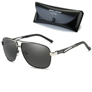 2023 Men's Alloy Polarized Mens Sunglasses Men Mirror Sun Glasses Square Goggle Eyewear Accessories For Men Female