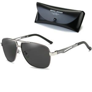 2023 Men's Alloy Polarized Mens Sunglasses Men Mirror Sun Glasses Square Goggle Eyewear Accessories For Men Female