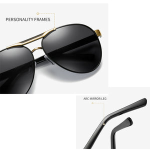 2020 Mens Polarized Sunglasses for Sports Outdoor Driving Polaroid Sunglasses Men Pilot Metal Frame Sun Glasses Gafas De Sol