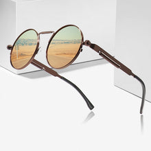 Load image into Gallery viewer, 2023 Metal Steampunk Sunglasses Men Women Round Glasses Brand Design Vintage Sunglasses  UV400 Eyewear