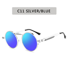 Load image into Gallery viewer, 2023 Metal Steampunk Sunglasses Men Women Round Glasses Brand Design Vintage Sunglasses  UV400 Eyewear