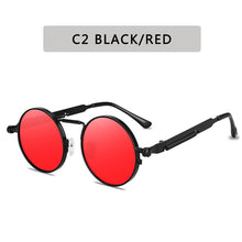 Load image into Gallery viewer, 2023 Metal Steampunk Sunglasses Men Women Round Glasses Brand Design Vintage Sunglasses  UV400 Eyewear