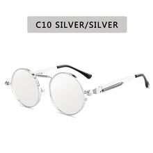 Load image into Gallery viewer, 2023 Metal Steampunk Sunglasses Men Women Round Glasses Brand Design Vintage Sunglasses  UV400 Eyewear
