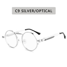Load image into Gallery viewer, 2023 Metal Steampunk Sunglasses Men Women Round Glasses Brand Design Vintage Sunglasses  UV400 Eyewear