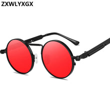 Load image into Gallery viewer, 2023 Metal Steampunk Sunglasses Men Women Round Glasses Brand Design Vintage Sunglasses  UV400 Eyewear