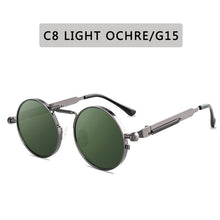 Load image into Gallery viewer, 2023 Metal Steampunk Sunglasses Men Women Round Glasses Brand Design Vintage Sunglasses  UV400 Eyewear
