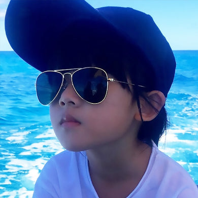 2023 Brand Children Goggle Girls Alloy Sunglasses Boys Girls Baby Child Classic Retro Cute Sun Glasses