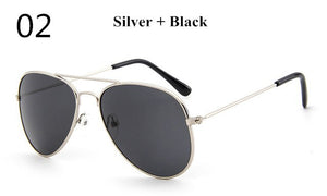 2023 Brand Children Goggle Girls Alloy Sunglasses Boys Girls Baby Child Classic Retro Cute Sun Glasses