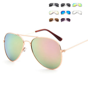 2023 Brand Children Goggle Girls Alloy Sunglasses Boys Girls Baby Child Classic Retro Cute Sun Glasses