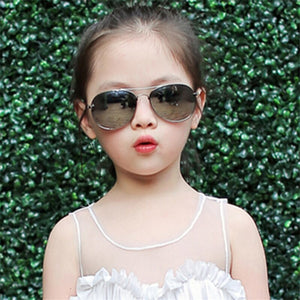 2023 Brand Children Goggle Girls Alloy Sunglasses Boys Girls Baby Child Classic Retro Cute Sun Glasses