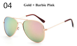 2023 Brand Children Goggle Girls Alloy Sunglasses Boys Girls Baby Child Classic Retro Cute Sun Glasses