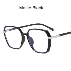 2023 Anti-Luce Blu Donne Occhiali Da Vista Piazza Tr90 Occhiali Telaio Uomini Computer Miopia Ottica Occhiali 
