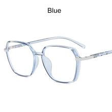 Carica l&#39;immagine nel visualizzatore di Gallery, 2023 Anti-Luce Blu Donne Occhiali Da Vista Piazza Tr90 Occhiali Telaio Uomini Computer Miopia Ottica Occhiali 