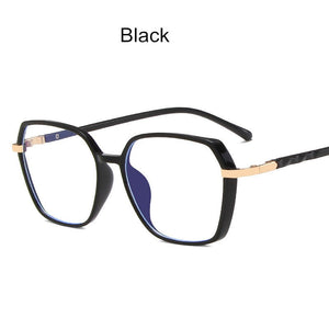 2023 Anti-Luce Blu Donne Occhiali Da Vista Piazza Tr90 Occhiali Telaio Uomini Computer Miopia Ottica Occhiali 
