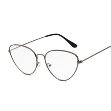 Carica l&#39;immagine nel visualizzatore di Gallery, 2022  Cat Eye Glasses Frame Women Brand Designer Cateye Optical Eyeglasses Ladies  Retro Clear Glasses