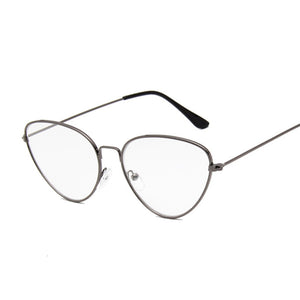 2022  Cat Eye Glasses Frame Women Brand Designer Cateye Optical Eyeglasses Ladies  Retro Clear Glasses