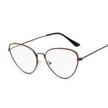 Load image into Gallery viewer, 2023 Cat Eye Glasses Frame Women Brand Designer Cateye Optical Eyeglasses Ladies Retro Clear Glasses
