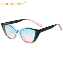 Load image into Gallery viewer, 2023 Cat Eye Sunglasses Women Brand Designer  Gradient Lens Sun Glasses Ladies Vintage Shades UV400 Oculos Feminino