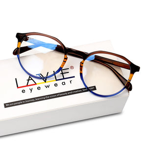 2023 Design Handmade Acetate Glasses Colors EyeWear Frames for Young Women Girls Round  Spectacle Prescription