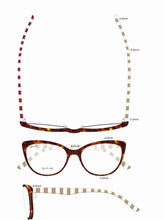 Load image into Gallery viewer, 2023 Design Handmade Acetate Glasses Colors EyeWear Frames for Young Women Girls Round  Spectacle Prescription