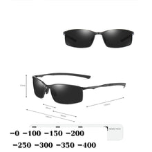 Load image into Gallery viewer, 2022  Diopter SPH 0 -0.5 -1 -1.5 -2 -2.5 -6.0 Finished Myopia Sunglasses Men Women Nearsighted Polarized Sunglasses Uv400 NX