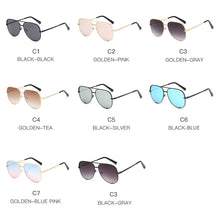 Load image into Gallery viewer, 2023 Brand Designer Ladies Pilot Sunglasses Women Men Goggle Gradient Sun Glasses For Female Mirror Shades UV400