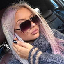 Load image into Gallery viewer, 2023 Brand Designer Ladies Pilot Sunglasses Women Men Goggle Gradient Sun Glasses For Female Mirror Shades UV400